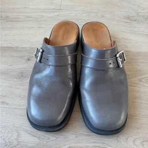 Our Legacy Gray Leather Slip-On Loafers